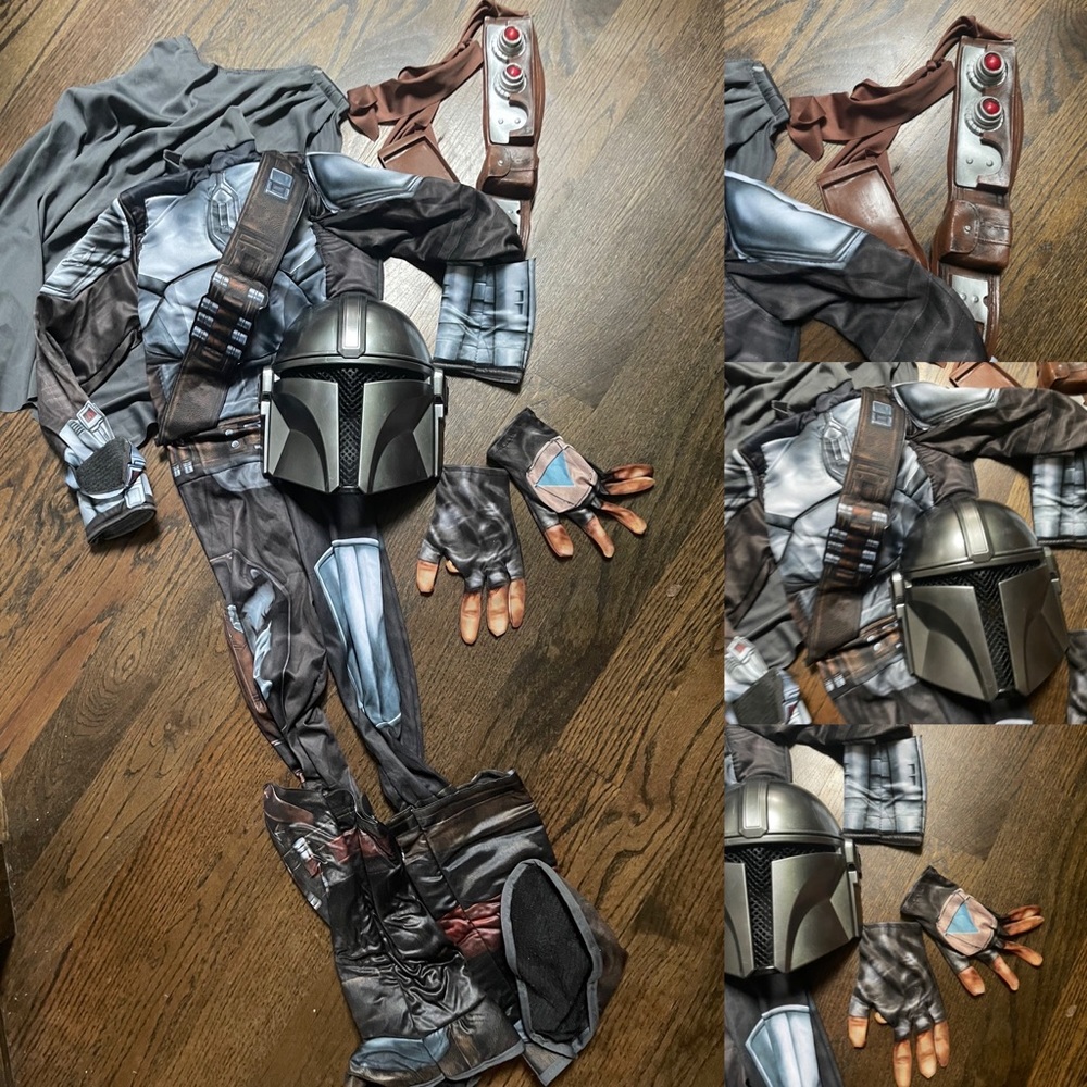Star Wars kids Mandalorian costume size M perfect condition